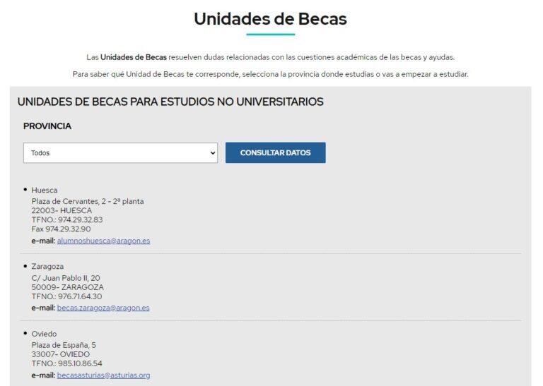 Cómo Reclamar tu Beca MEC: Una Guía Paso a Paso 3 Si deseas ubicar la Unidad de Becas correspondiente a tu provincia para poder reclamar tu beca mec