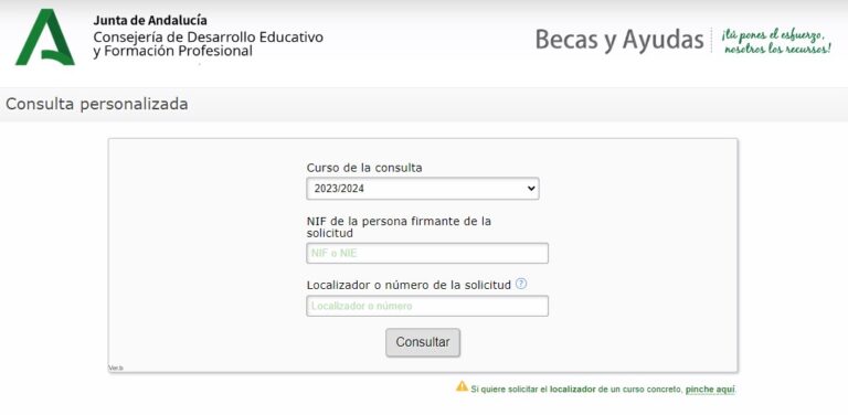 ¿Cómo consultar el Estado de mi Beca 6000? 2 ¿Cómo consultar el Estado de mi Beca 6000? tan sencillo como seguir el enlace que te proporcionamos y acceder con tu NIF o NIE y el número localizador