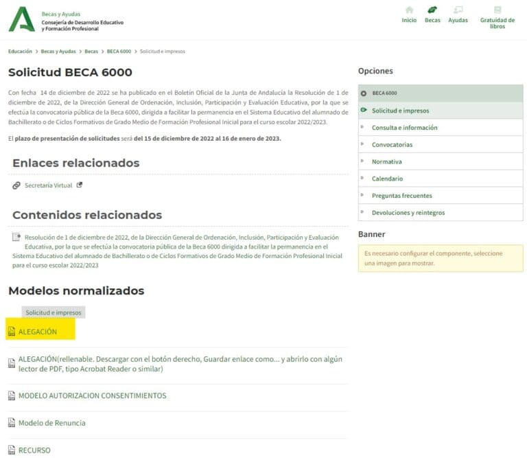 Alegación de la Beca 6000: Cómo Solicitar una Revisión de tu Caso 2 Realizar una Alegación de la Beca 6000 paso a paso